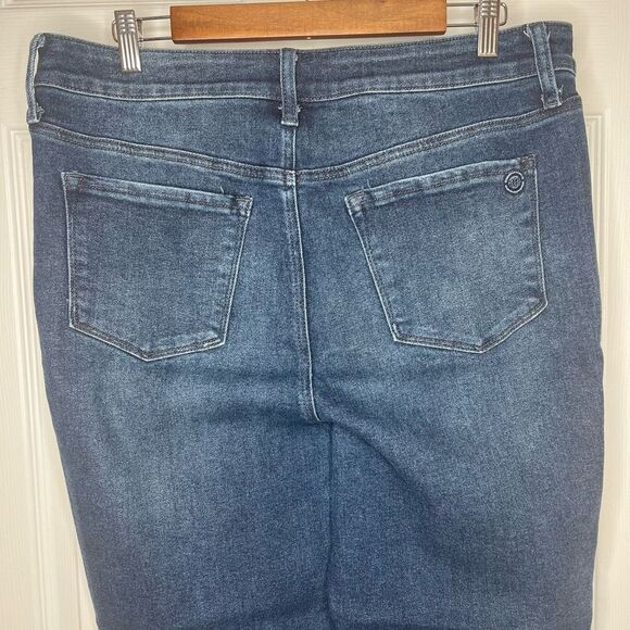 Maxstudio Indigo Women's Dark Wash High Rise Skinny Denim Jeans Size 16 - Picture 6 of 13